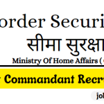 BSF Assistant Commandant Recruitment 2024